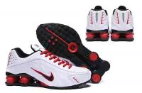 nike shox r4 chaussures hommess white red